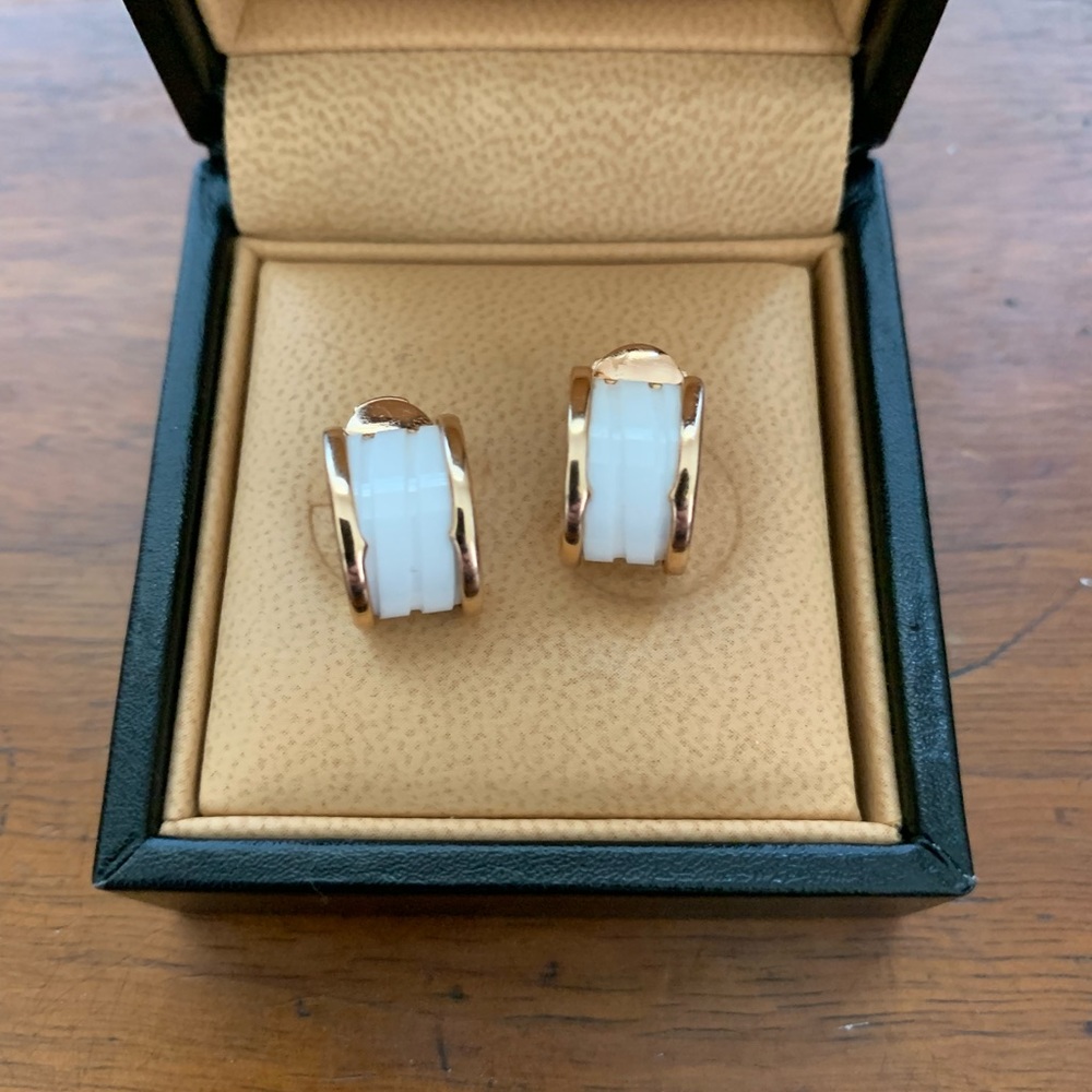 Bvlgari B.Zero1 Ceramic Earrings